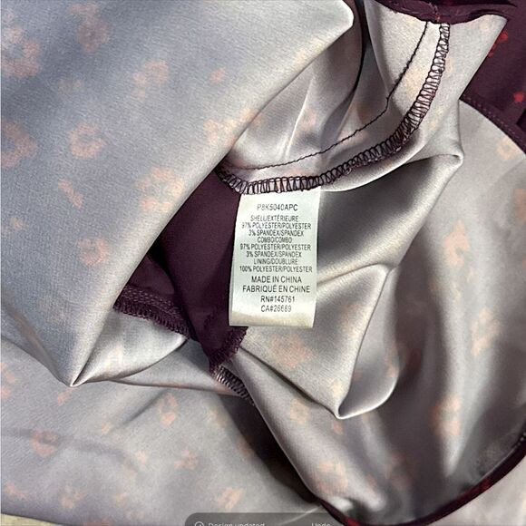 NWT Parker Cobalt Leopard Blouse Keyhole-Neck Long Sleeve Peplum Top Size Lrg - Picture 10 of 10